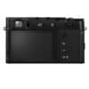Fujifilm X100VI schwarz Kamera Fujifilm X100VI schwarz Kamera Rückseite mit Display und Bedienelementen.