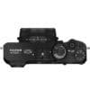 Fujifilm X100VI schwarz Kamera Fujifilm X100VI schwarz Kamera, Top-Ansicht mit Bedienelementen.