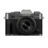 Fujifilm X-T30 III Kamera mit Objektiv in Schwarz und Silber.