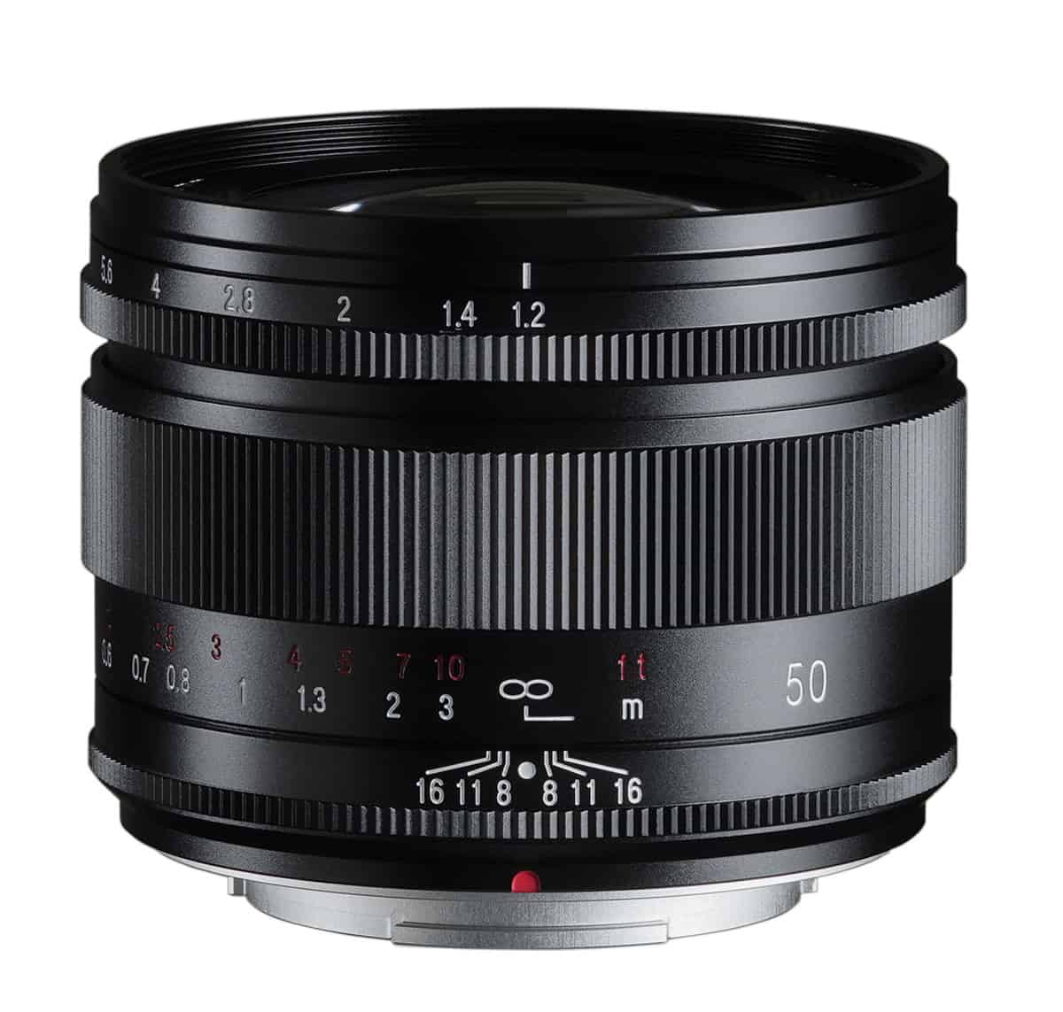 Voigtländer Nokton 50 mm F1,2 Objektiv für spiegellose Kameras.